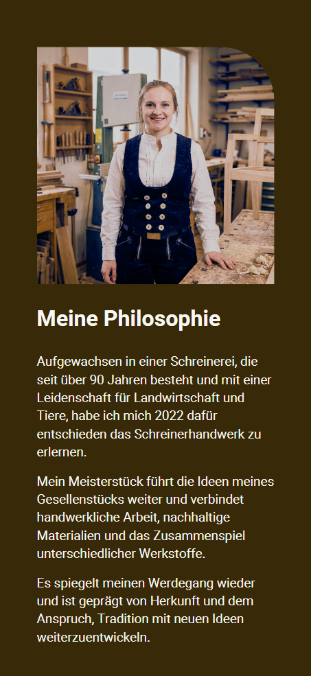 Foto: Carolin Goller, Schreinerei Goller :: Goller - Schreinerei und Fensterbau in Allmersbach am Weinberg
